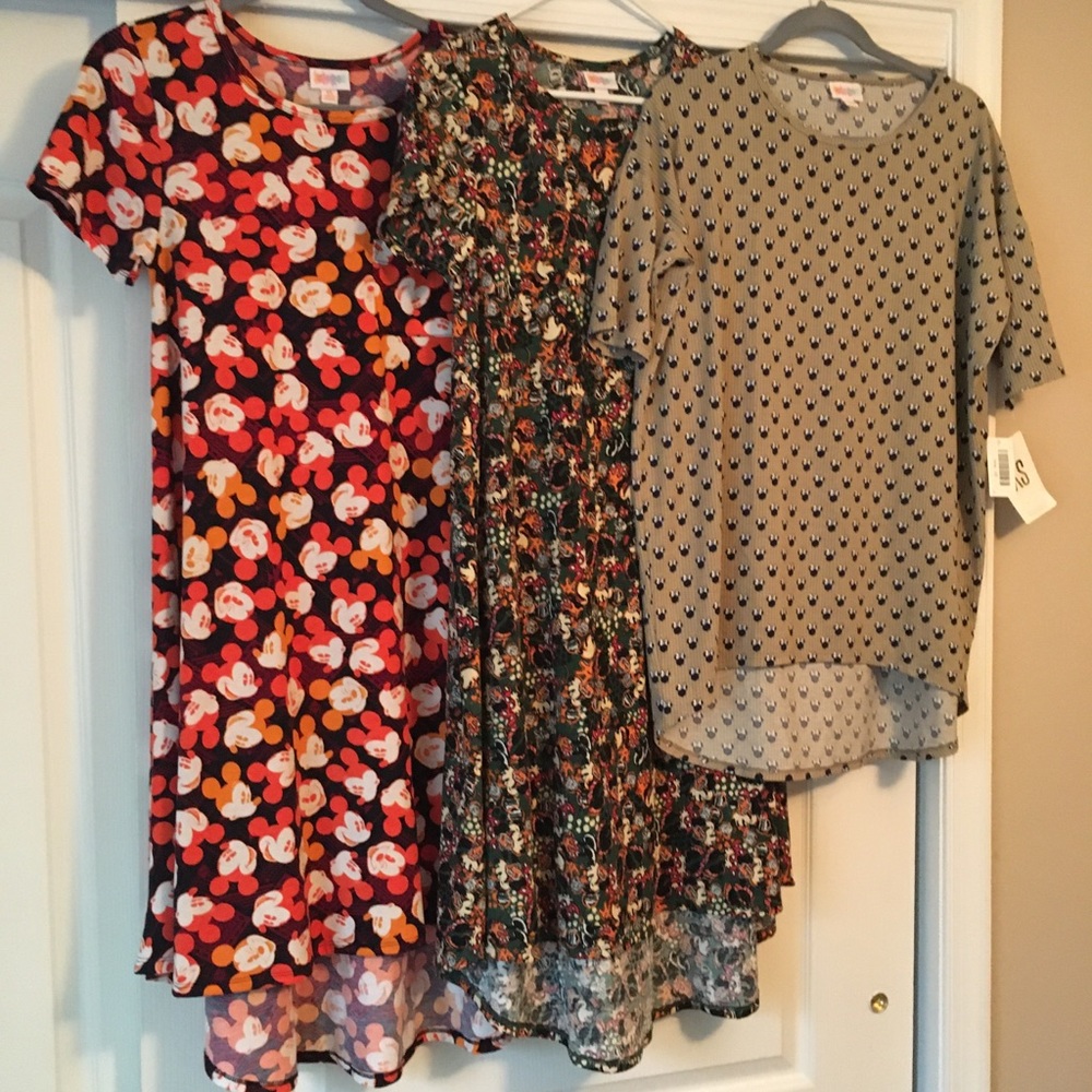 FALL COLOR DISNEY BUNDLE of LuLaRoe XS
